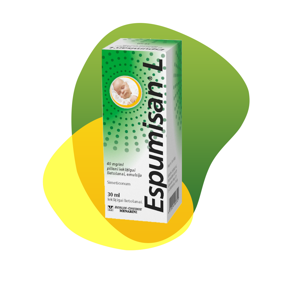 Packaging of Espumisan 40 mg Emulsion